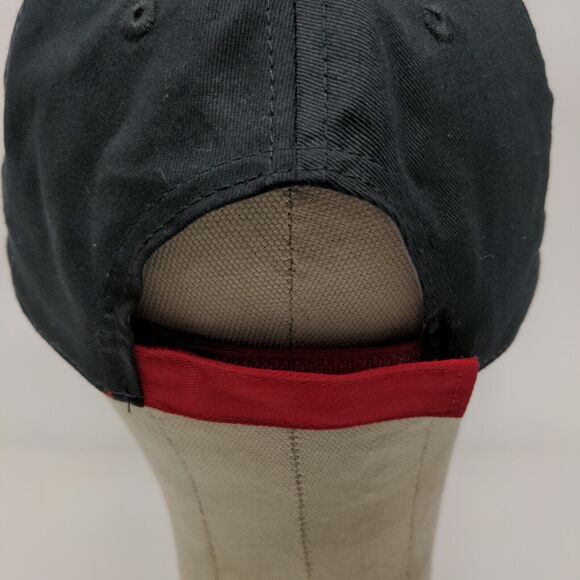 Strike King Fishing Lure Strapback Hat Red Black OSFM Embroidered Logo - Picture 8 of 12